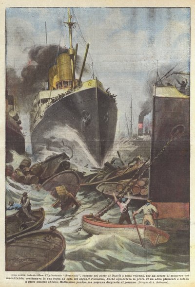 Felaket bir yarış by Achille Beltrame