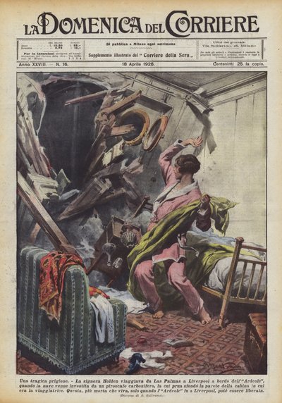 Trajik bir hapishane by Achille Beltrame