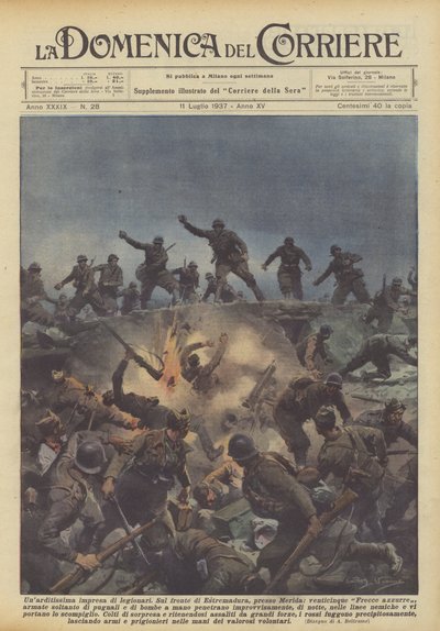 Lejyonerlerin en cesur girişimi by Achille Beltrame