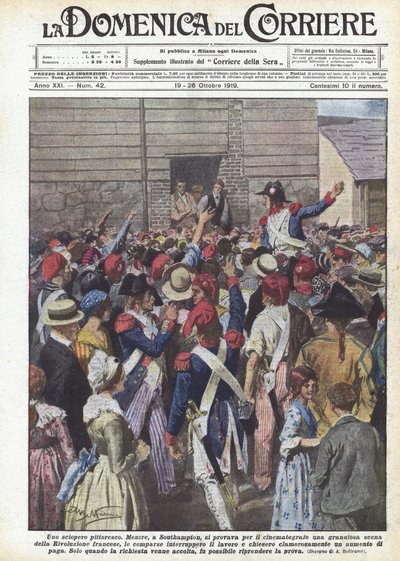 Pitoresk bir grev by Achille Beltrame