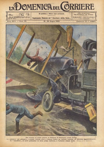Paris yakınlarındaki Vincennes atış poligonunda yeni bir tür çatışma by Achille Beltrame