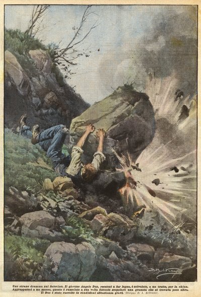 Sabotino hakkında garip bir drama by Achille Beltrame