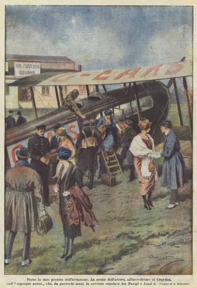 Havacılığın pratik aşamasına doğru by Achille Beltrame