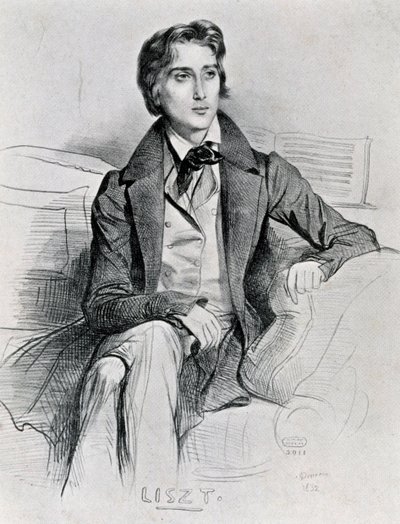 Macar besteci ve piyanist Franz Liszt