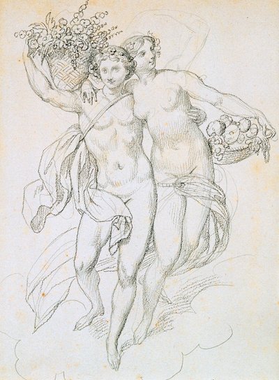 Ruh ve Aşk Tanrısı, c1820-1857 by Achille Devéria