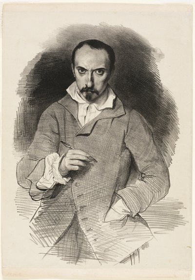Otoportre by Achille Devéria