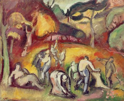 Sonbahar Çalışması by Achille Emile Othon Friesz