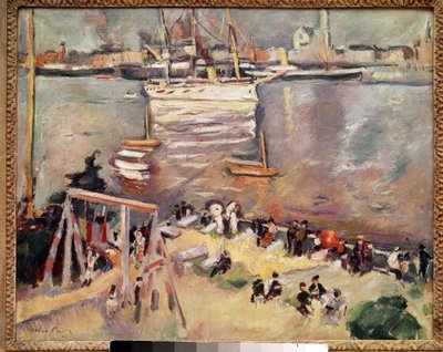 Antwerp Limanında Bir Korvete Girmek Tablo Othon Friesz (1879-1949) 1906 Özel koleksiyon by Achille Emile Othon Friesz