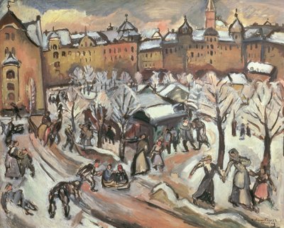 Münih'te kar by Achille Emile Othon Friesz