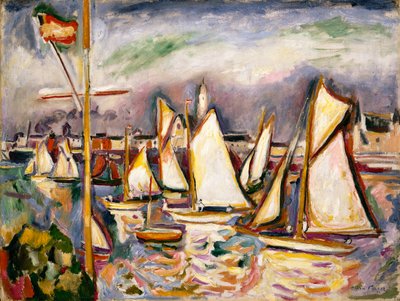 Anvers'teki Tekne Yarışı by Achille Emile Othon Friesz