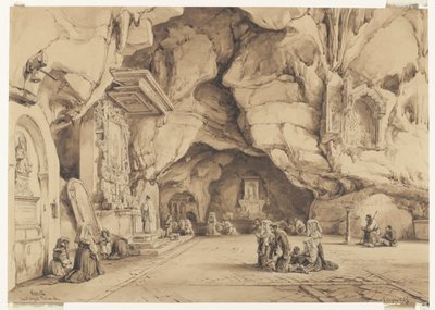 Figür de rotskapel van Sant'Angelo Fasanella by Achille Vianelli
