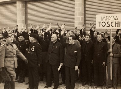 Mauro Toschi fu Ulisse şirketinin inşaat işçileri, Bologna