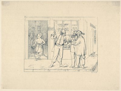 Kardeşçe Sevgi Şehrinde Halka Açık Olarak Satışa Sunulan Sahte Konfederasyon Senetleri..., 1861-63. by Adalbert John Volck