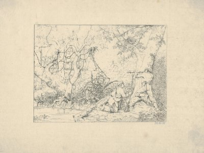 Konfederasyon Savaş Gravürlerinden Vicksburg Kanalı, 1861-63. by Adalbert John Volck