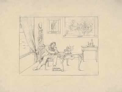 Konfederasyon Savaş Gravürlerinden Kurtuluş Bildirisinin Yazılması, 1861-63. by Adalbert John Volck
