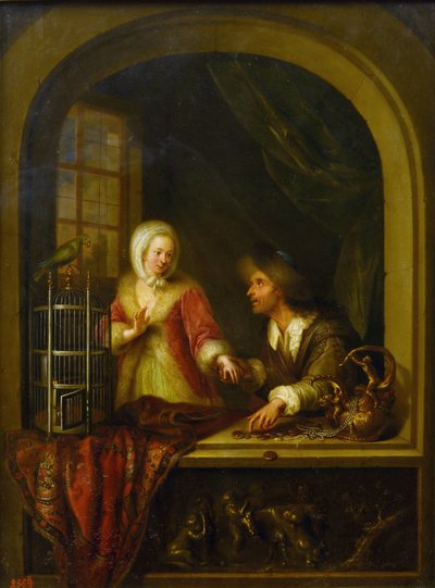 Baştan çıkarıcı Braun, Adam (1748-1827). Tuval üzerine yağlıboya by Adam Braun