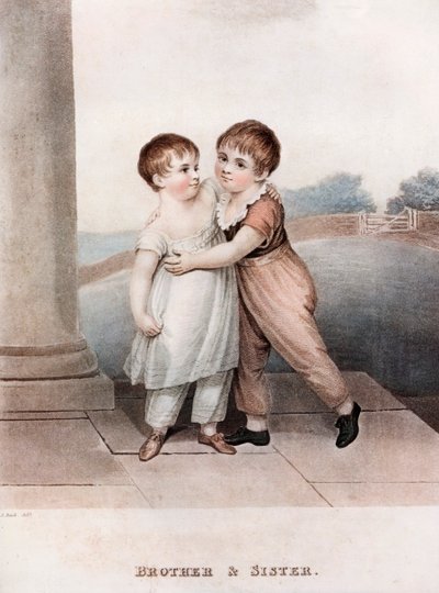 Erkek ve Kız kardeş, 18. yüzyılın sonu ve 19. yüzyılın başı, 1913. by Adam Buck