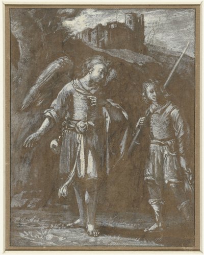 Angel'daki Tobias by Adam Elsheimer