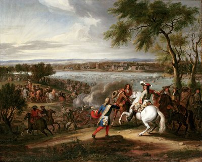 Fransa Kralı XIV. Louis Ren Nehrini Geçerken, 12 Haziran 1672 by Adam Frans van der Meulen