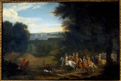 Louis XIV avlanıyor. Adam Francois Van Der Meulen
