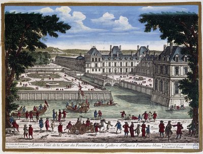 Château de Fontainebleau - Perelle tarafından gravür by Adam Perelle