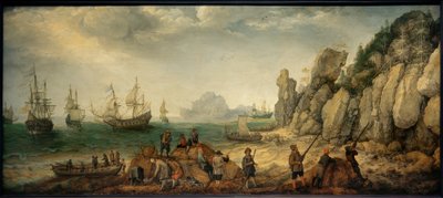 Kayalık deniz kıyısında yaban keçisi avı by Adam Willarts