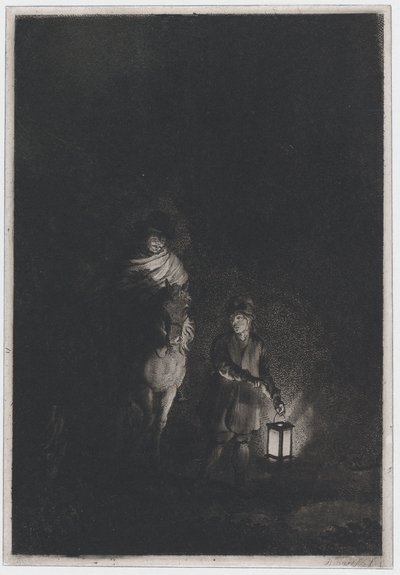 Binici ve fenerli çocuk, 1797. by Adam von Bartsch