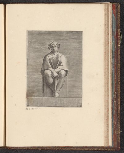 oturan adam Sistine Şapeli