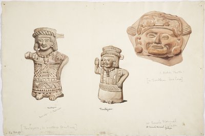 Figürler, Veracruz (suluboya) by Adela Breton
