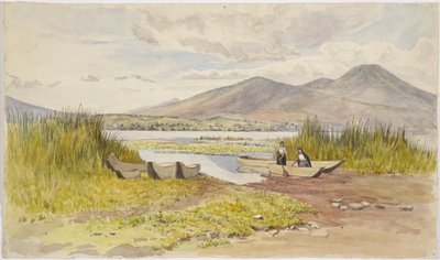 Pátzcuaro Gölü, Michoacan, Meksika by Adela Breton