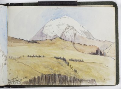Suluboya Eskiz Defteri, Çizimler ve Notlar, Meksika, 1896-1898 (suluboya) by Adela Breton