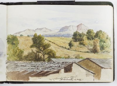 Suluboya Eskiz Defteri, Çizimler ve Notlar, Meksika, 1896-1898 (suluboya) by Adela Breton