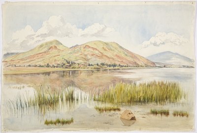 Turumataro ve Patzcuaro Gölü, Michoacan, Meksika by Adela Breton