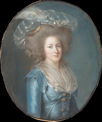 Fransa 1764-1794 Madam Elisabeth, yaklaşık. 1787. by Adelaide Labille Guiard