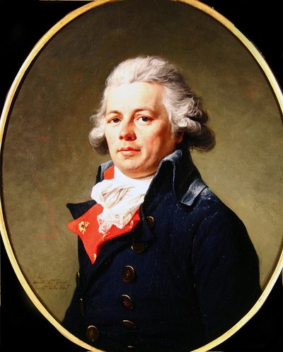 Bir Adamın Portresi (tuval üzerine yağlı boya) by Adelaide Labille Guiard