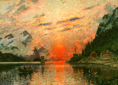 bir fiyort by Adelsteen Normann