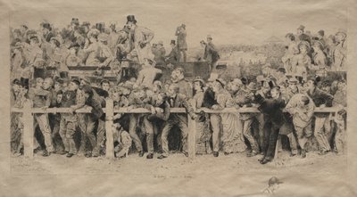 Derbide bir sahne by Adlophe Lalauze