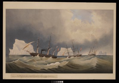 H.M.S. Phoenix ve Arkadaşları, The Diligence ve Breadalbane, Buzdağları Arasında by Admiral Edward Augustus Inglefield