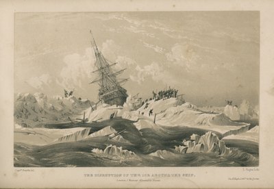 Gemi etrafındaki buzun bozulması by Admiral William Henry Smyth