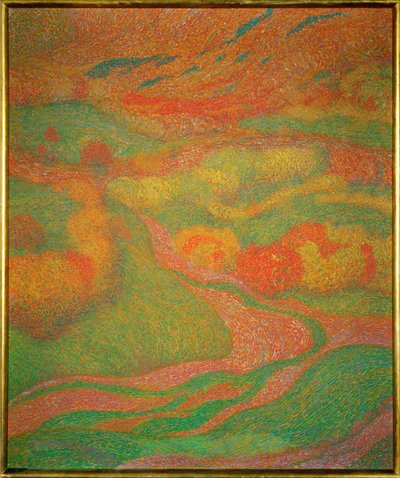 Manzara (tuval üzerine yağlıboya) by Adolf Bohm