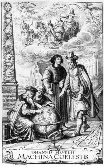 Johannes Hevelius tarafından Machina Coelestis