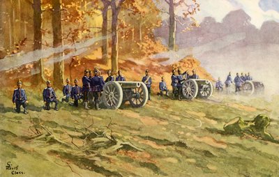 Alman Ordusu ağır topçu by Adolf Closs