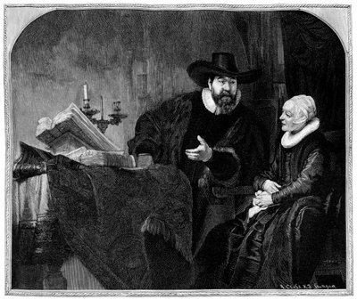 Renier Ansloo ve annesi, 1895. by Adolf Closs