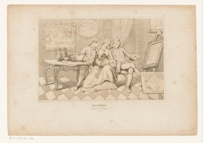Casanova ve Matalone Dükü Leonilde ile Erotik Sanata Bakıyor by Adolf Gnauth