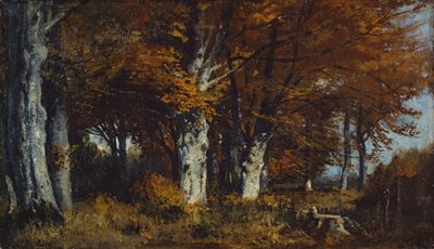 Sonbaharda kayın ormanı by Adolf Heinrich Lier