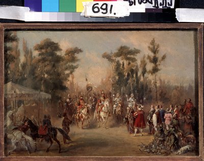 16. yüzyılda çarın avı. Adolf Charlemagne