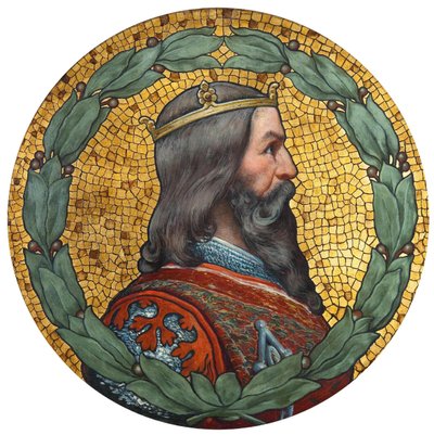 Bohemyalı John, 1900 by Adolf Liebscher
