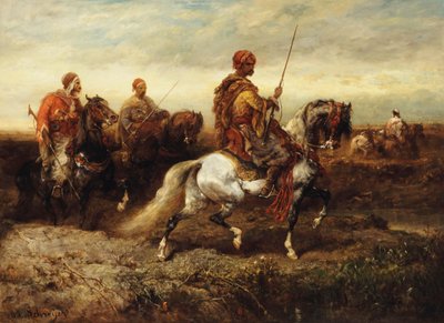 Arap Atlıları, by Adolf Schreyer