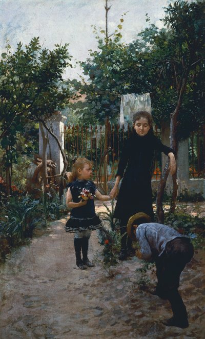 Bahçedeki çocuklar by Adolfo Belimbau