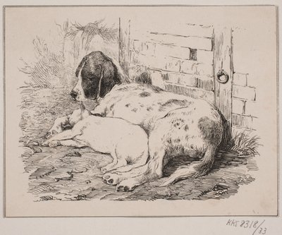 iki arkadaş by Johan Adolph Kittendorff